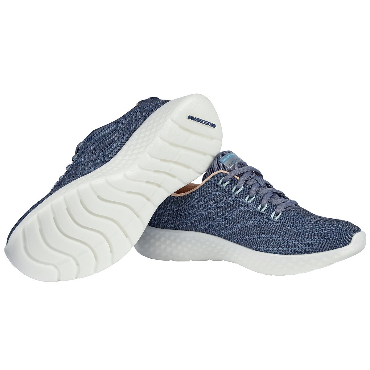 Skechers Woman's Lite Foam Sneaker Light Blue