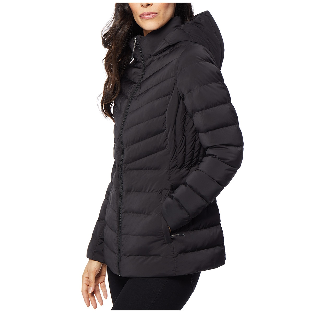 32 Degrees Women's Power Stretch Jacket Black | Costco Australia