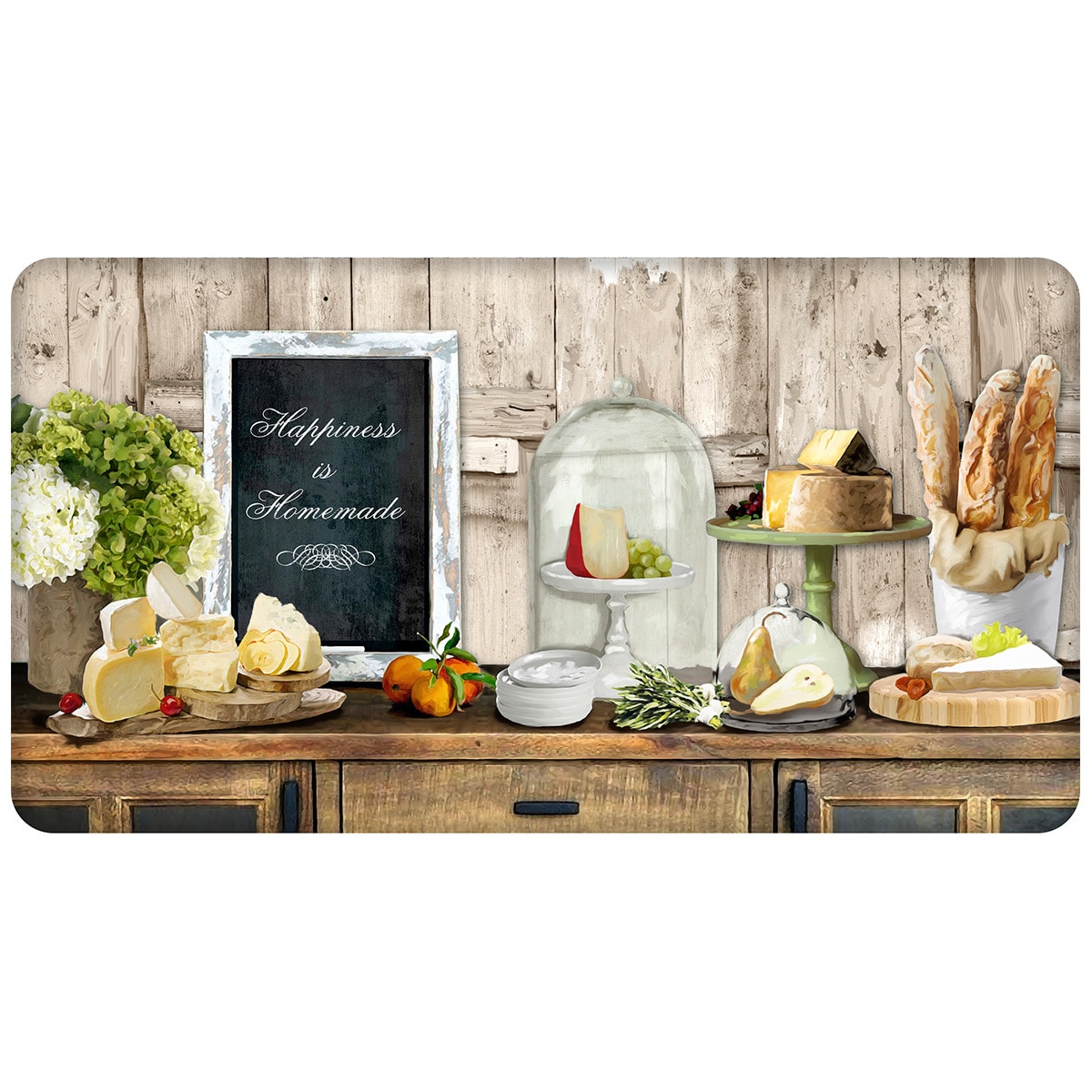 Comfort Chef Beveled Kitchen Mat - Hapiness is Home Made