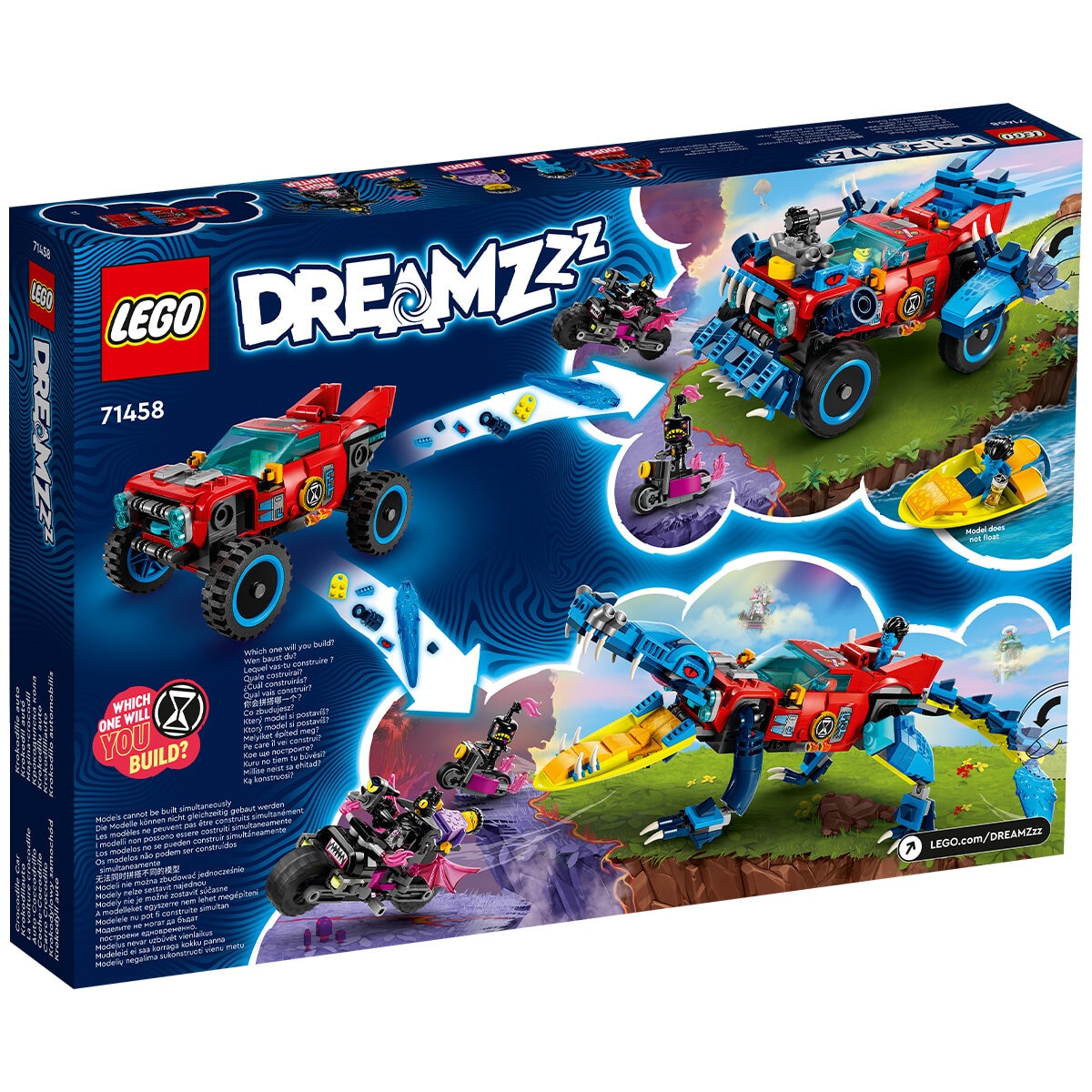 lego dreamzzz crocodile car 71458