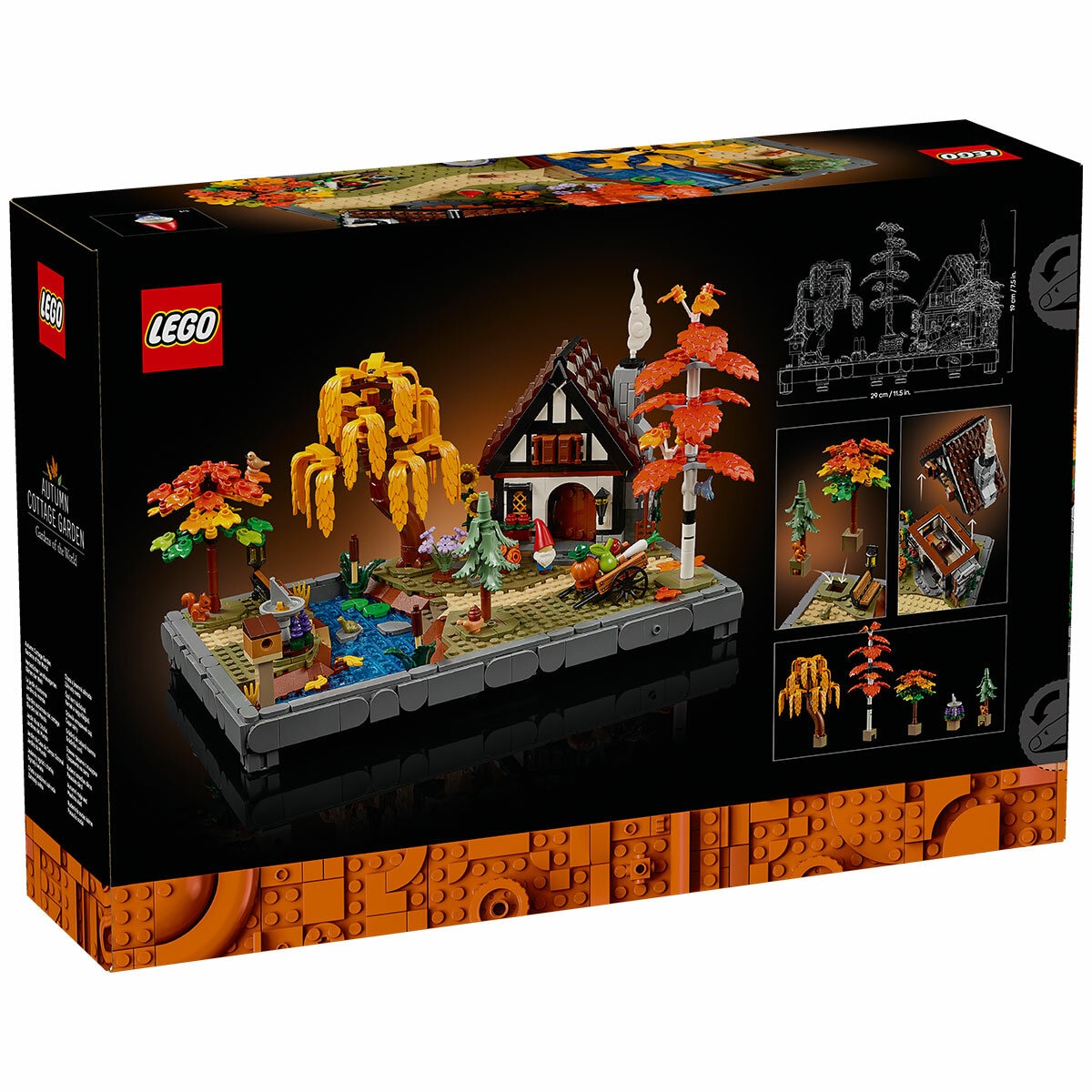 LEGO Icons Autumn Cottage Garden 11372