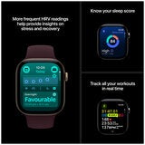 Apple Watch Series 12 GPS 42mm Dark Bronze Aluminium Case with Olive Sport Band - S/M