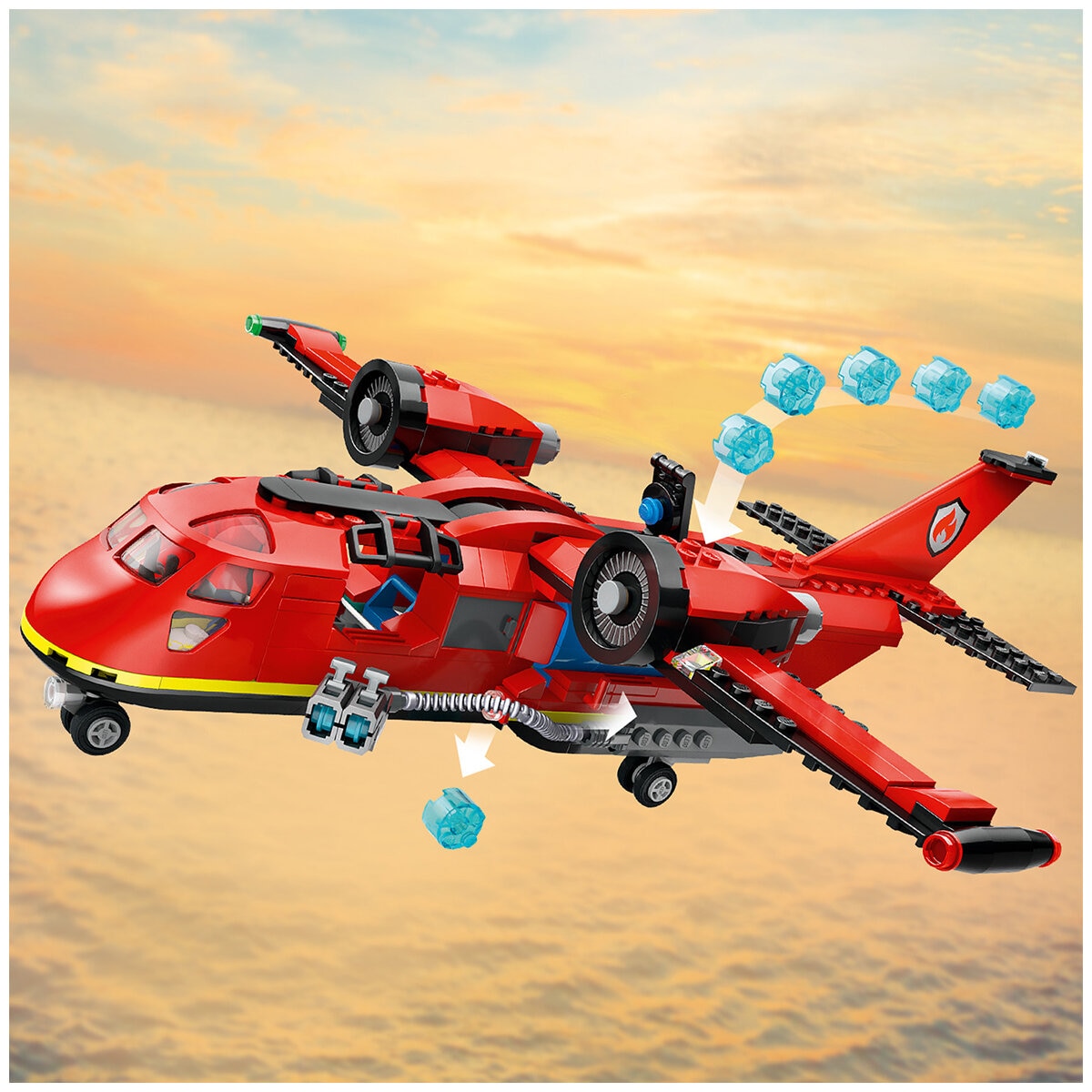 LEGO City Fire Rescue Plane 60413