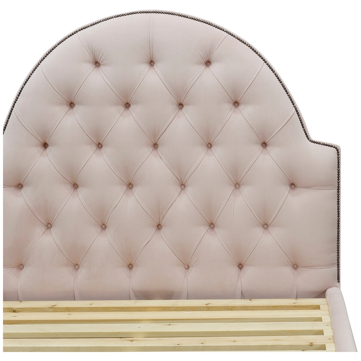 Moran Princess Double BedHead With Encasement With Slatted Base