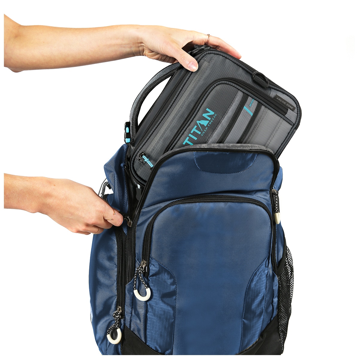 Titan Expandable Lunch Pack with Ice Packs Grey Costco Australia