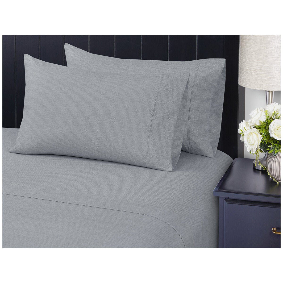 South Point Home Fashions Microfiber Queen 6 Piece Sheet Set Gray South Point Home Fashions Microfiber Queen 6 Piece Sheet Set Gray