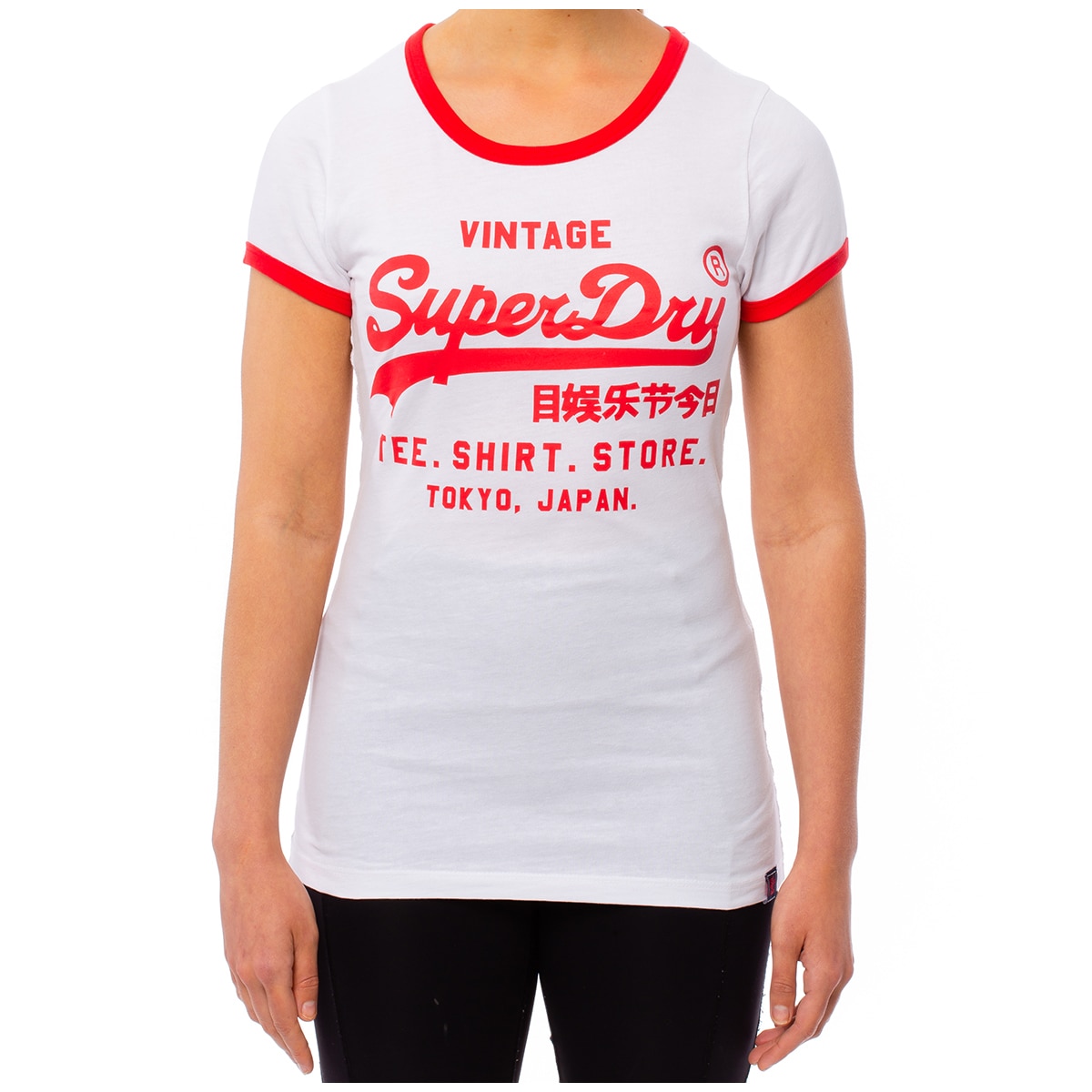 Superdry Tee - Optical RED