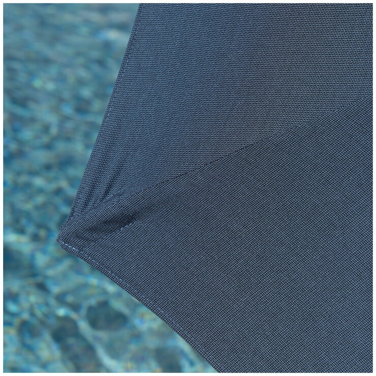 SunVilla Blue LED Market Umbrella 3M
