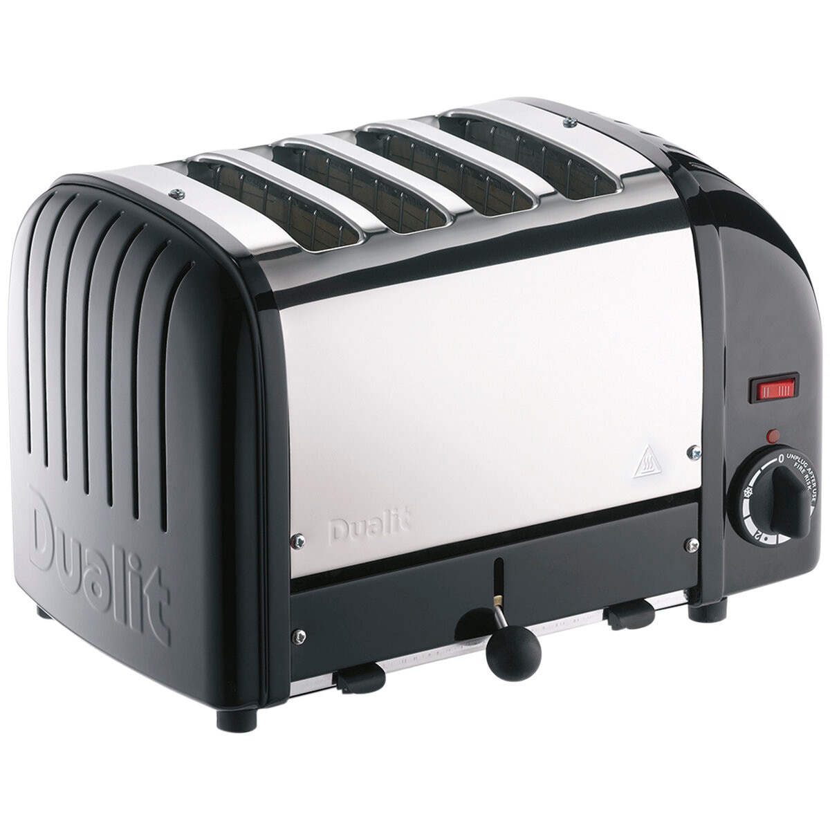 Dualit Vario 4 Slice Hande Made Toaster Glossy Black