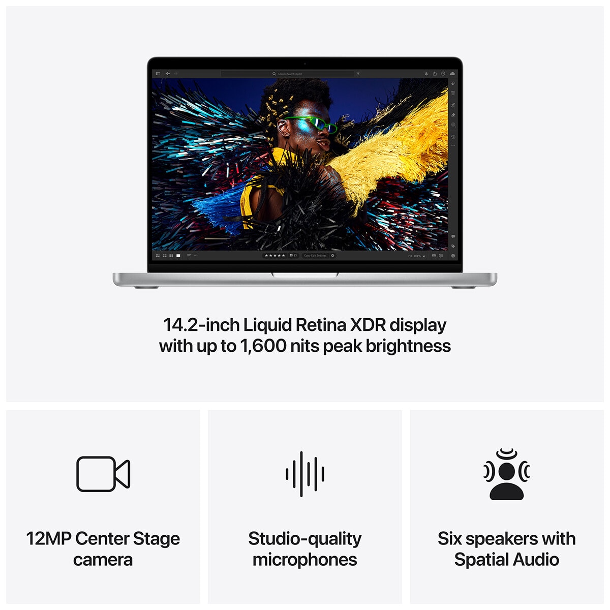 MacBook Pro 14 Inch With M4 Pro Chip 16 Core GPU 24GB 512GB SSD Silver