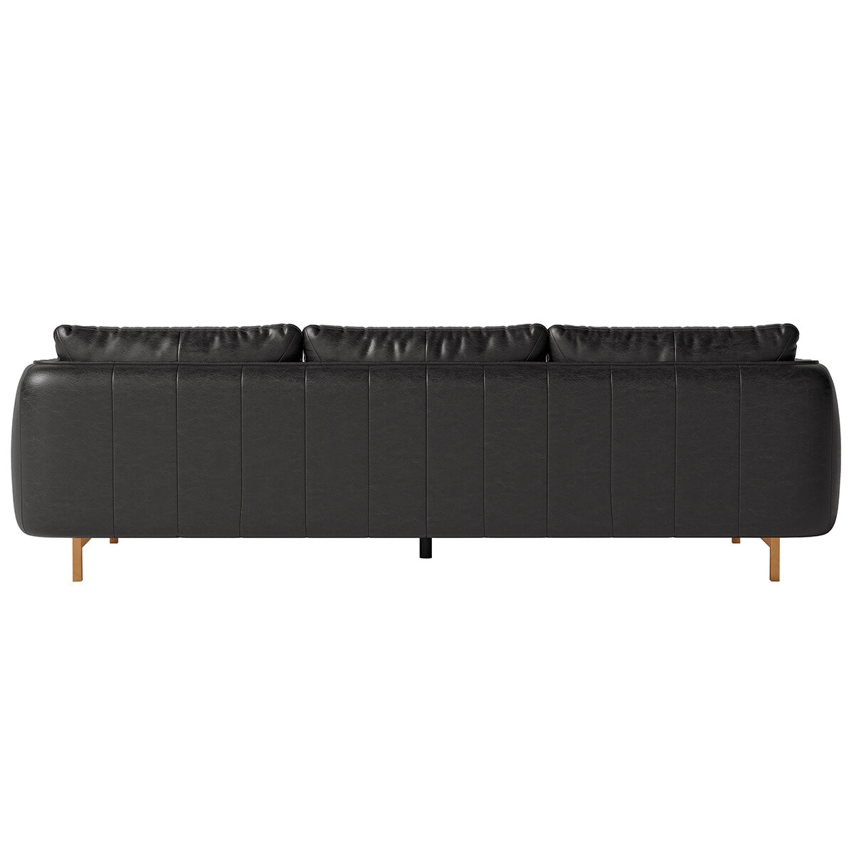 Valencia Berlin Black Leather Sofa