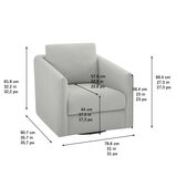 Thomasville Fabric Swivel Chair