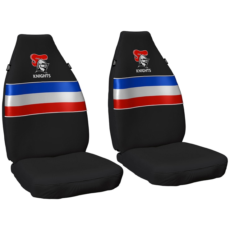 NRL Front Pair of Seat Covers Size 60 Newcastle Knights Costco Australia