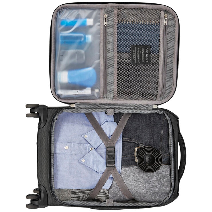 Samsonite Sahora NXT 2 Piece Softside Luggage Set Black