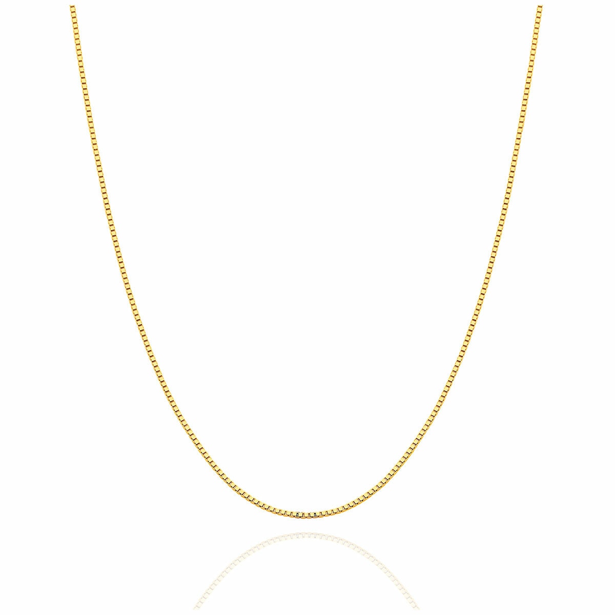 18KT Yellow Gold Box Chain