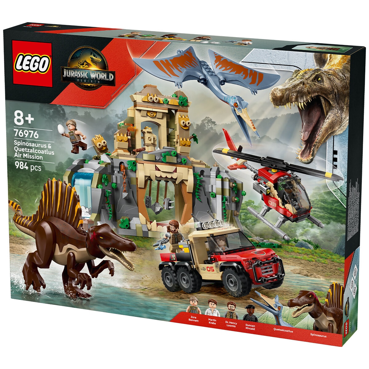 LEGO Spinosaurus & Quetzalcoatlus Air Mission 76976