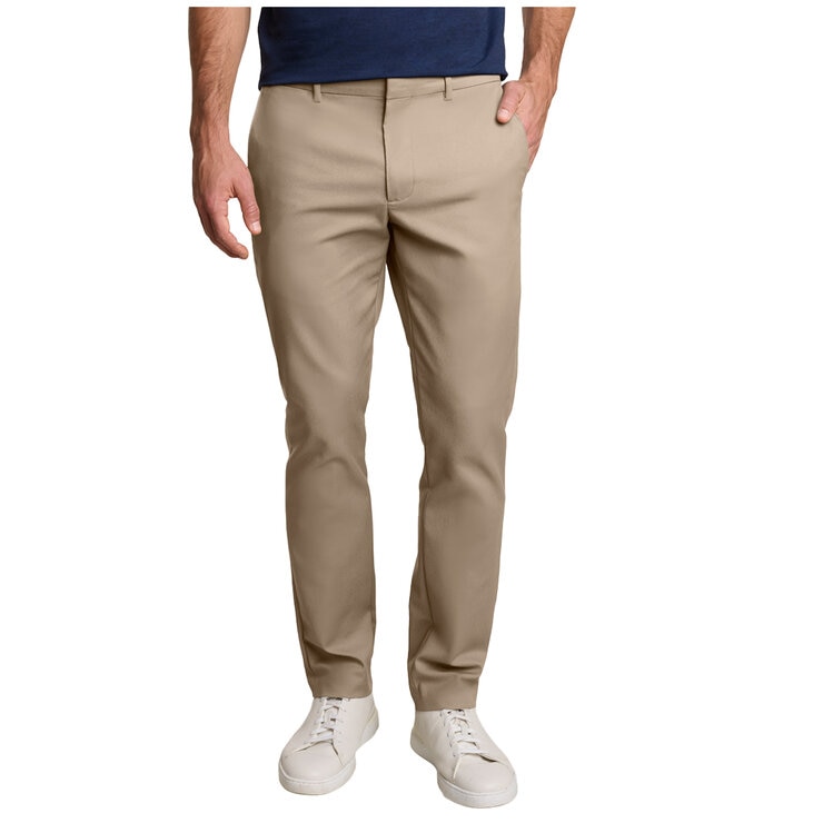 Mack Weldon Greenwood Flat Front Pant Tan Mack Weldon Greenwood Flat Front Pant Tan