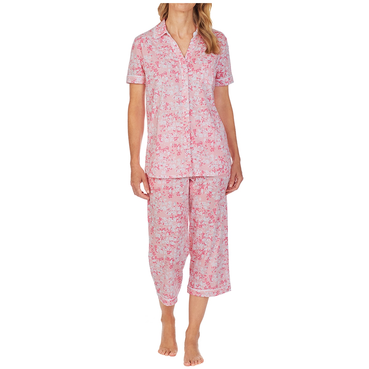 Nautica Women's Pyjama Set 2pc Pink Costco Australia