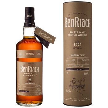 BenRiach 27 Year Old 1991 Madeira Cask #1850 Single Malt Scotch Whisky 700 ml