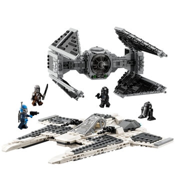 LEGO Star Wars Mandalorian Fang Fighter vs. TIE Interceptor 75348