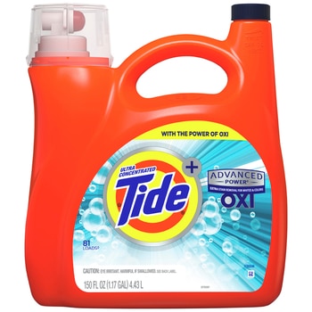 Tide Advanced Power OXI Liquid Laundry Detergent 4.43 Litre