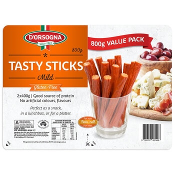 D'Orsogna Tasty Sticks 2 x 400g