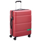 Delsey Benetton 3 Piece Luggage Set Red