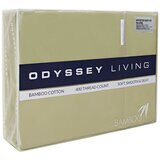 Odyssey Living 400TC Bamboo 4 Piece Sheet Set Queen Olive