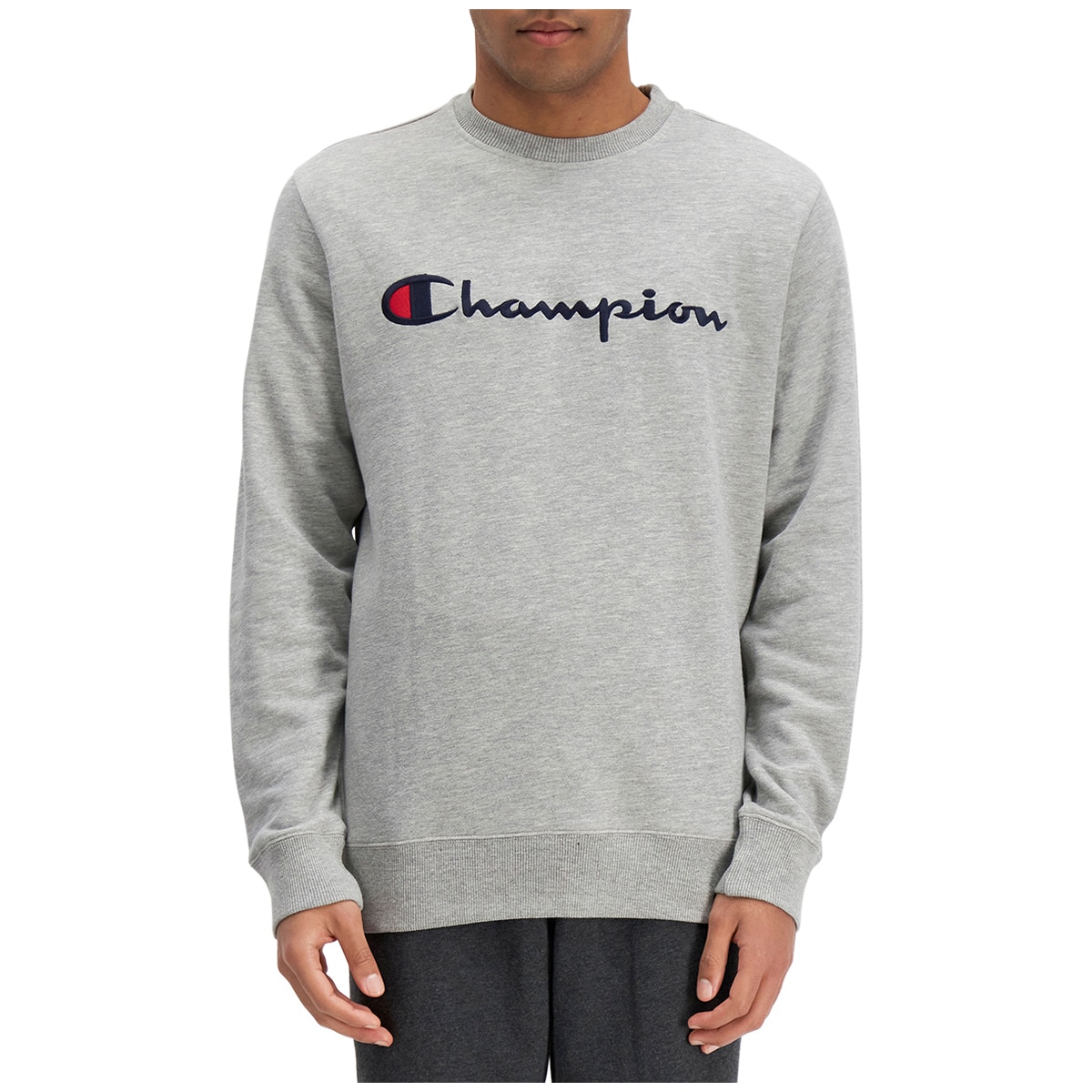 Champion Men's Crew Sweater Heather | Costco Australia