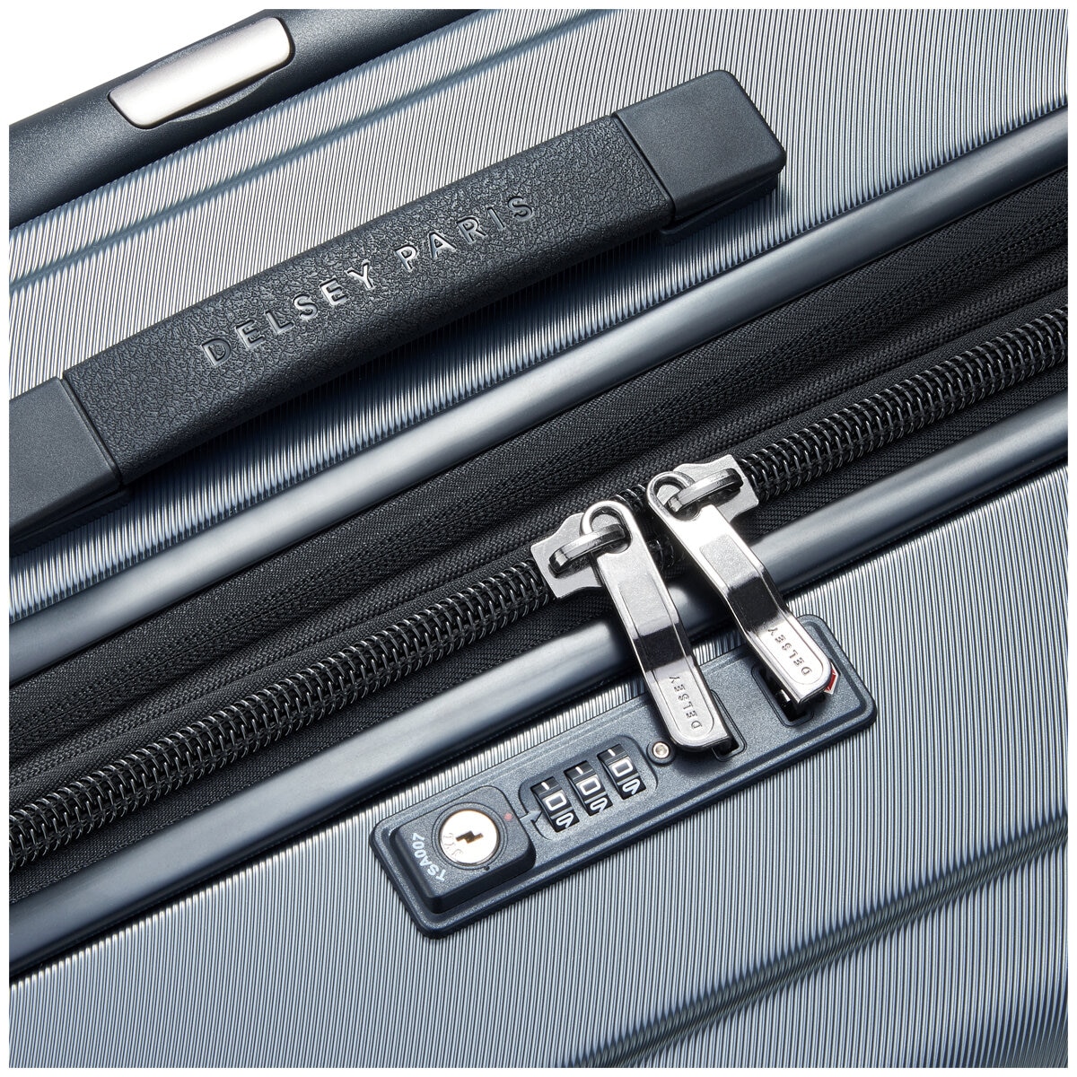 Delsey Helium Edge Hardside Luggage 2 Piece Set Grafite