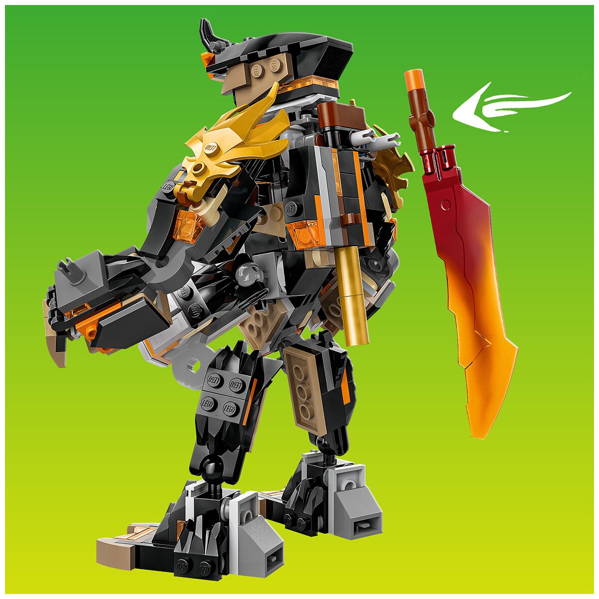 LEGO NINJAGO Cole’s Mission Mech & Dragon Zane 71854