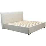 Moran Ora King Bedhead with Encasement and Slats Natural