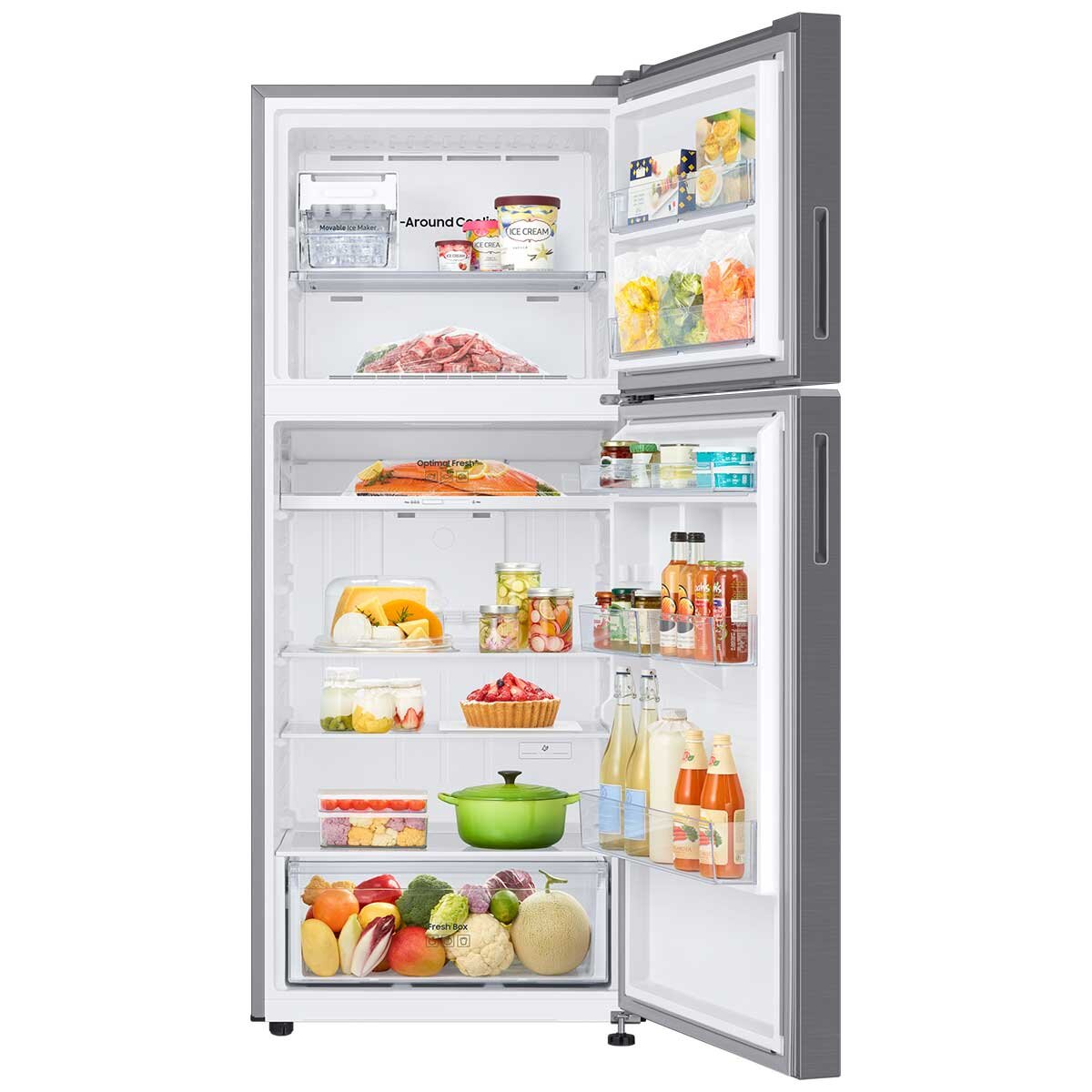 Samsung 393L Top Mount Refrigerator Silver SRT4200S