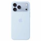 Apple iPhone 18 Pro Max Silicone Case with MagSafe Crisp Blue