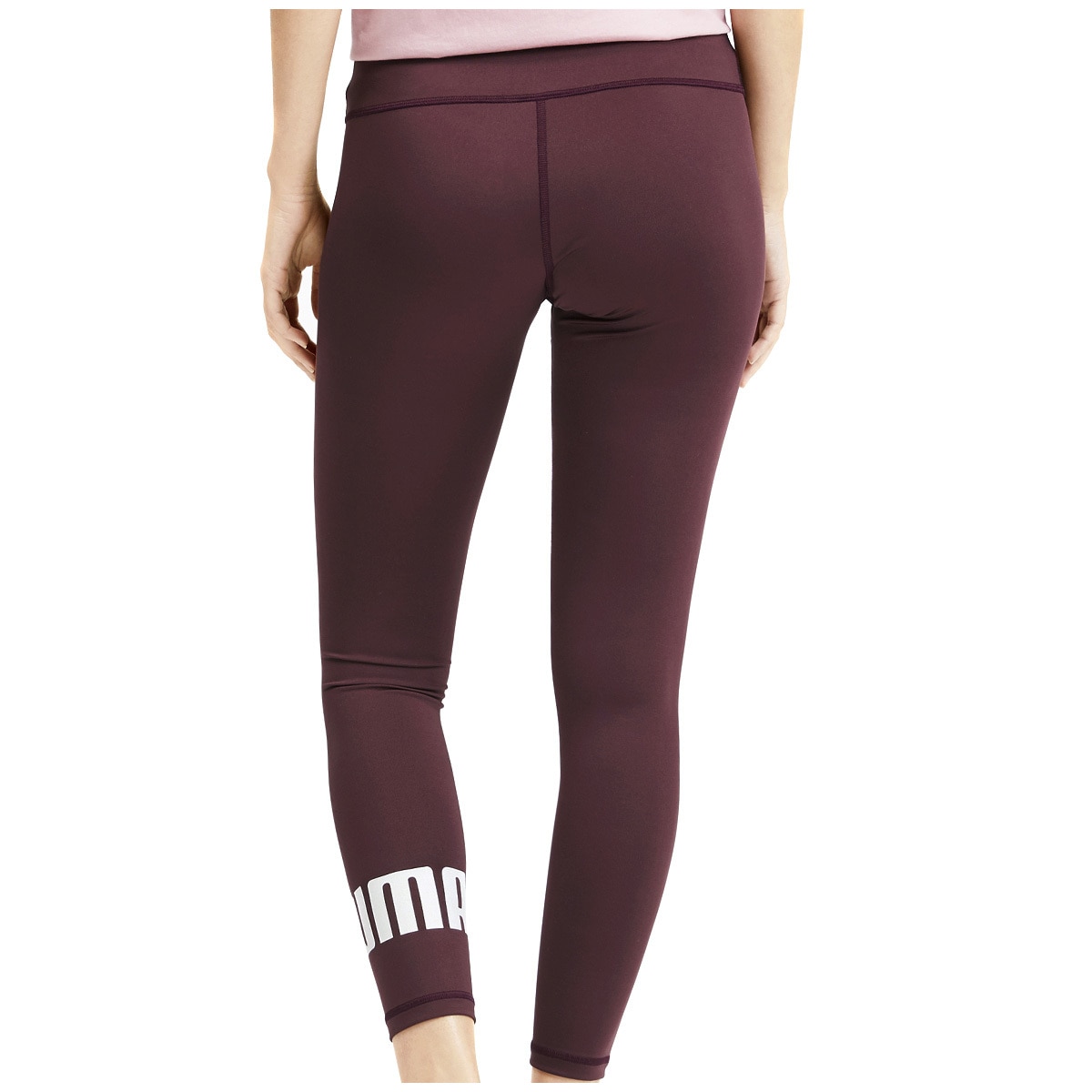 Puma-Women's Active Logo Tight - Wine