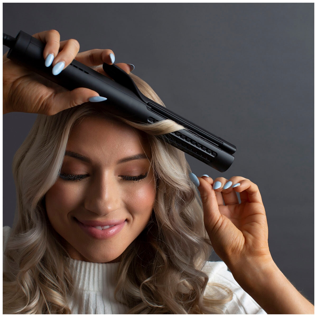 TYMO Airflow 2 in 1 Hair Curler and Straightener Black HC506