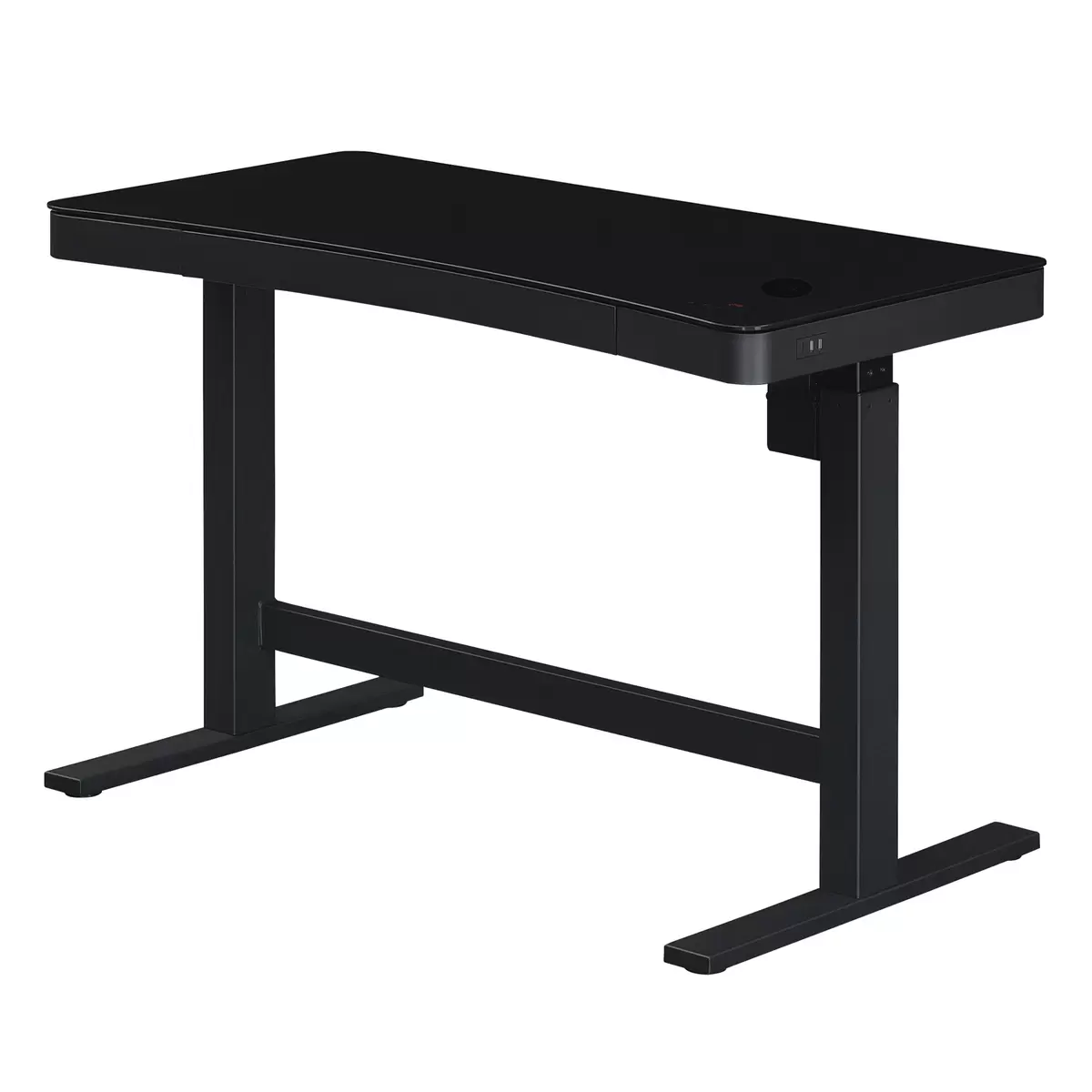Tresanti Adjustable Height Desk with Wireless Charging Black