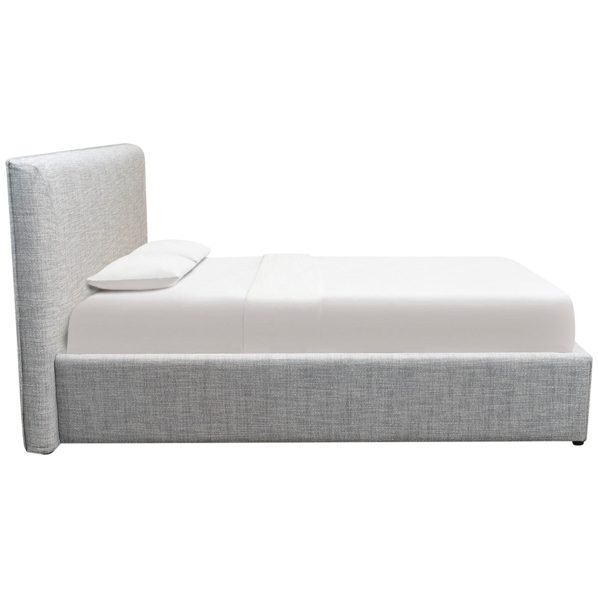Moran Ora King Bedhead with Encasement and Slats Steel