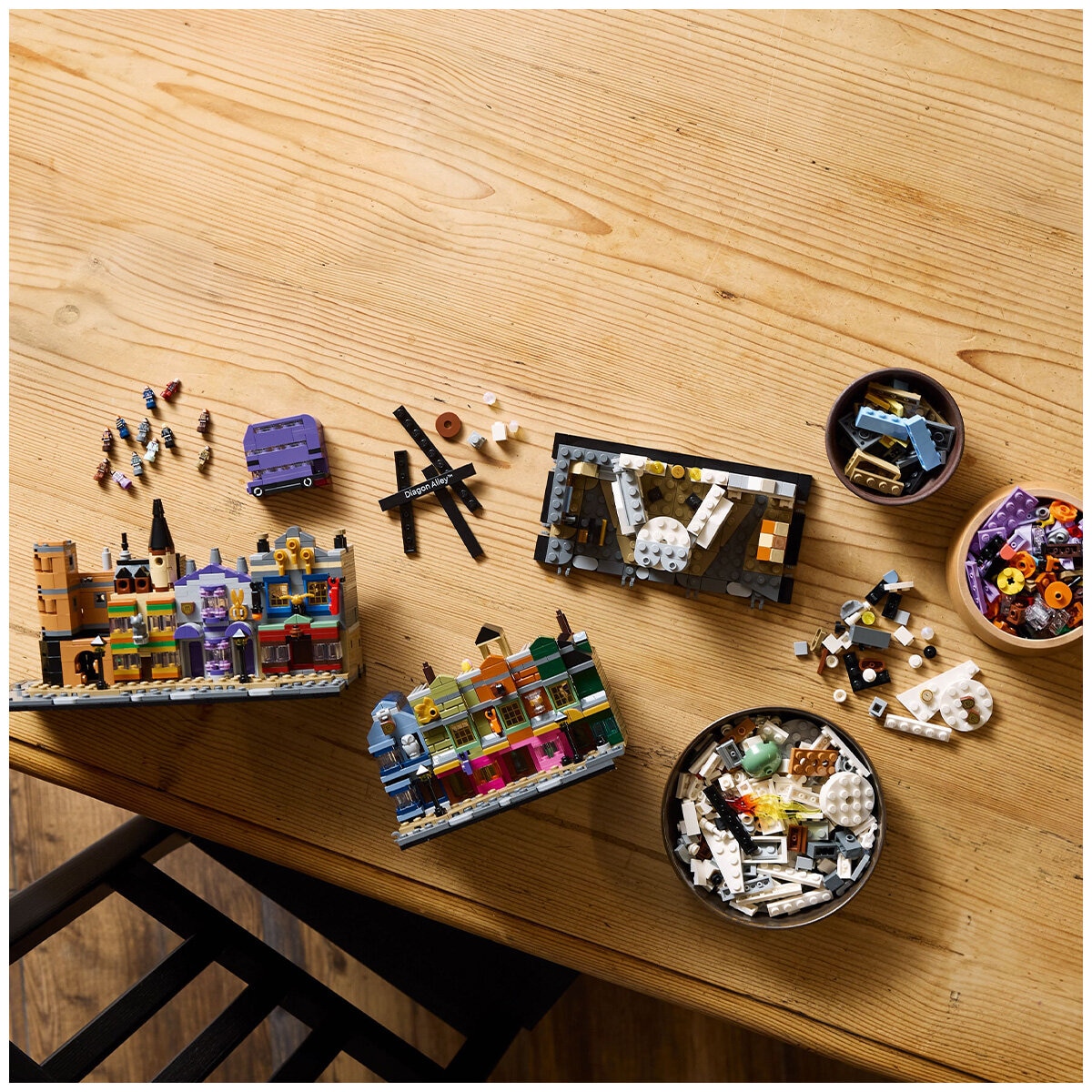 LEGO Harry Potter Diagon Alley Wizarding Shops, Wizard Set for Adults 76444