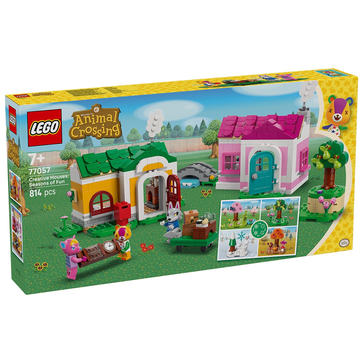 LEGO Animal Crossing Creative Houses Seasons of Fun 77057