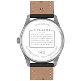 Coach Oliver Black Leather Grey Dial Men's Watch 14602758