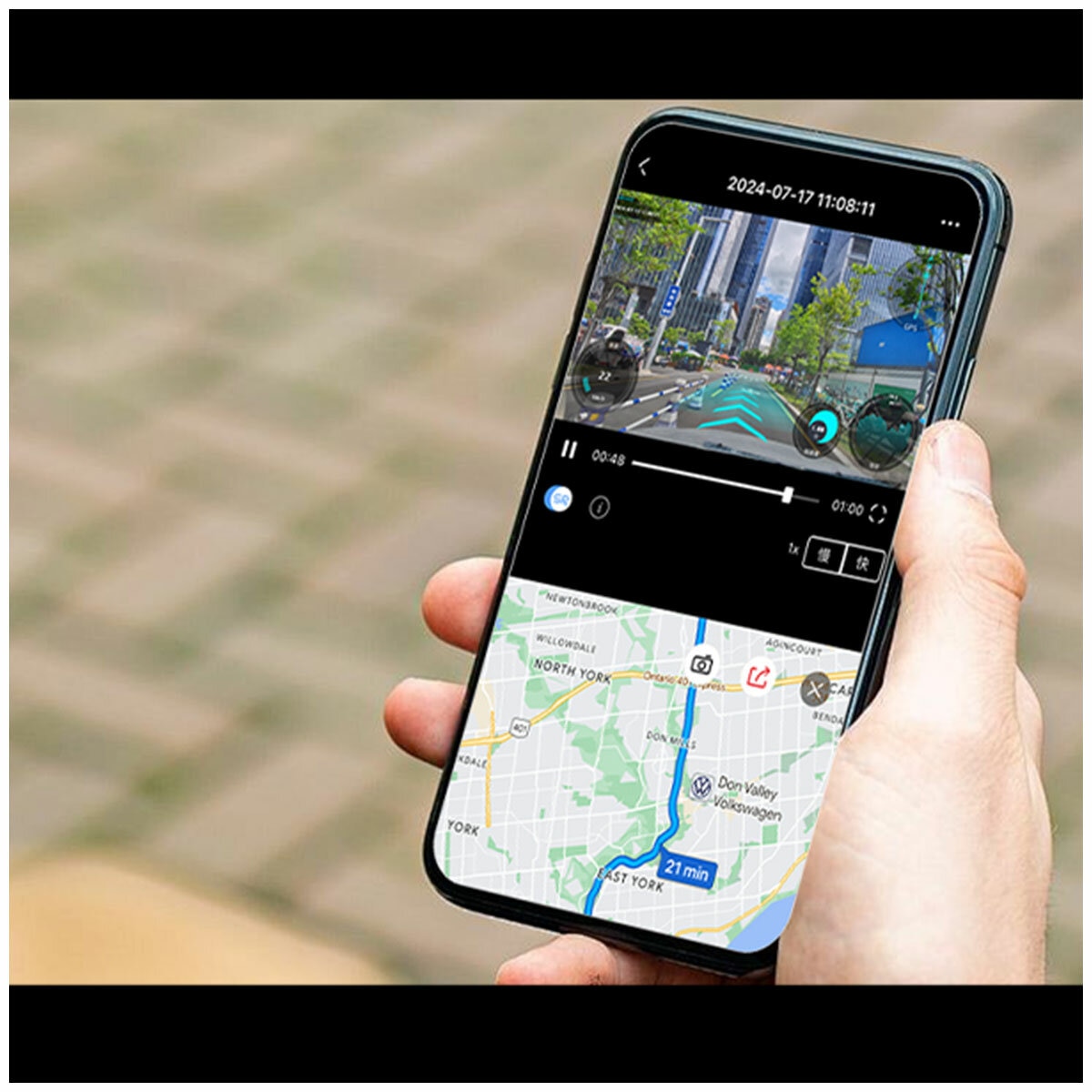 DDPAI Z60 Total Vision - 3 Channel Dash Cam