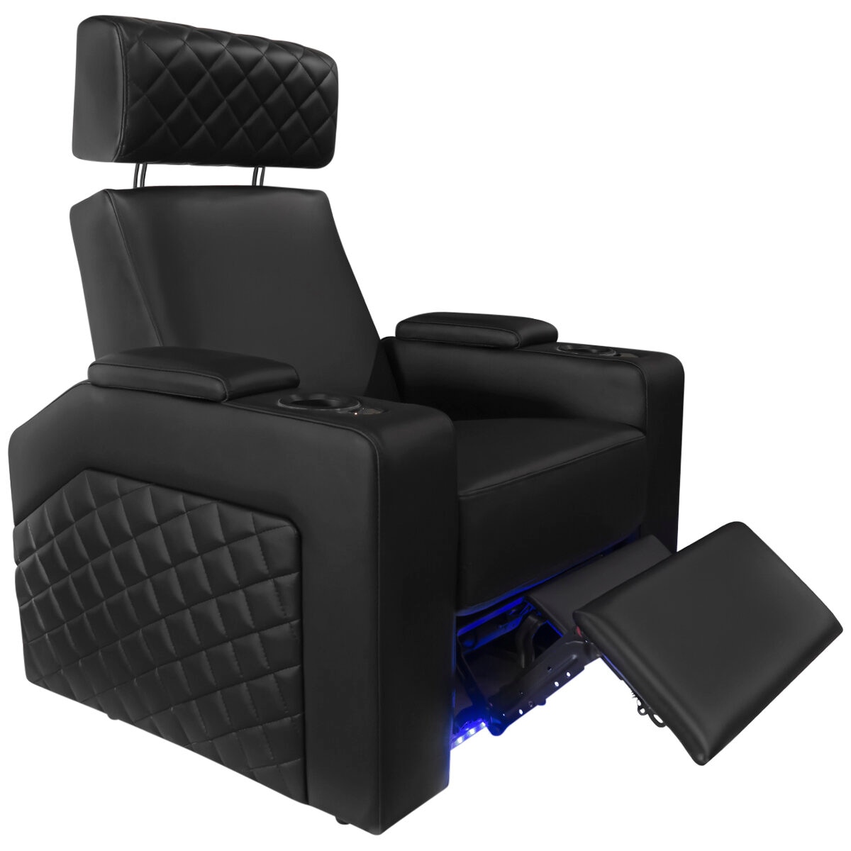 Valencia Home Theatre Zurich Edition 1 Seater Black