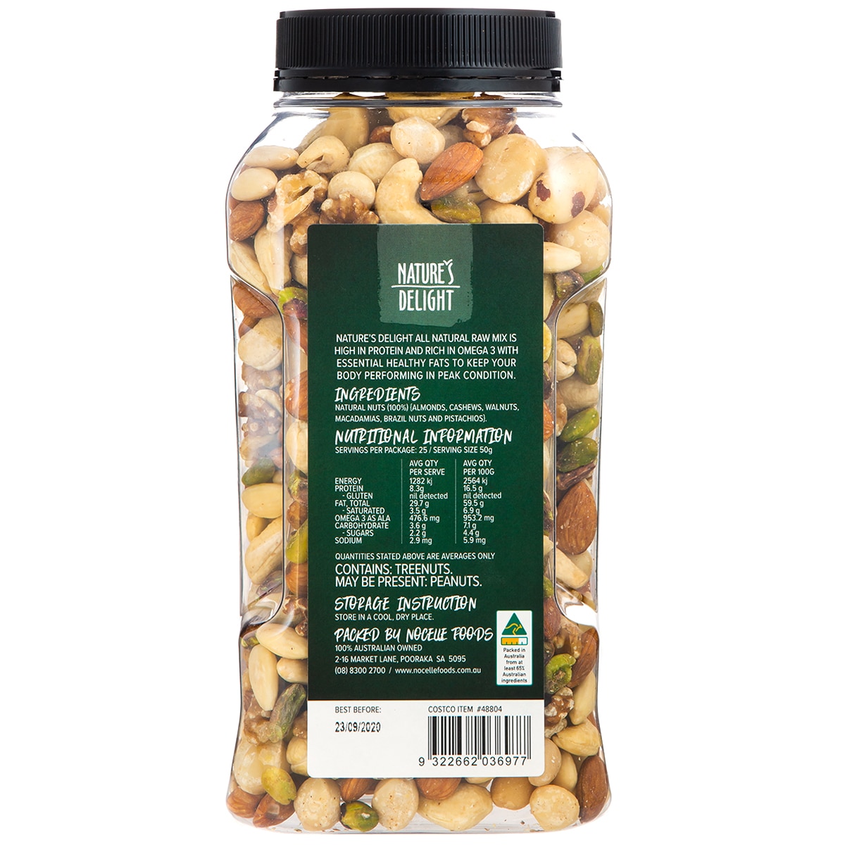 Nature's Delight All Natural Raw Nut Mix 1.25kg | Costco Australia