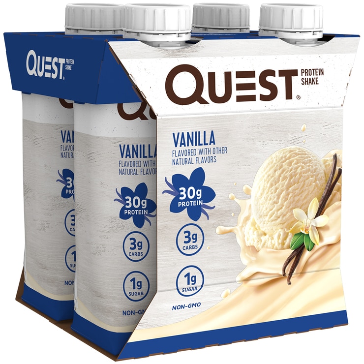 Quest Protein Shake Vanilla 325ml x 12 Costco Australia