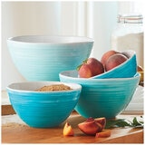 Ombre Mixing Bowls With Lids 4 Piece Set