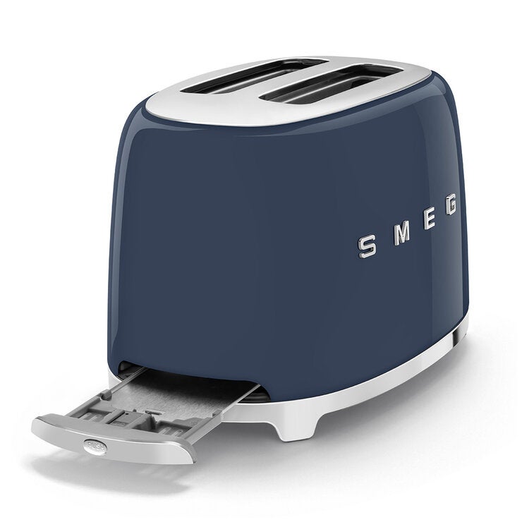Smeg 50's Retro Style 2 Slice Toaster Navy TSF01NBAU Smeg 50's Retro Style 2 Slice Toaster Navy TSF01NBAU