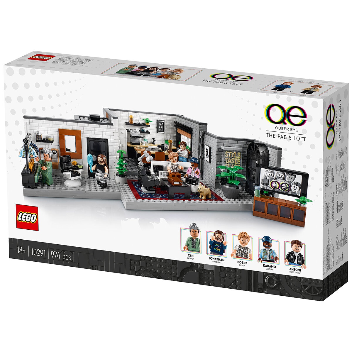 LEGO Icons Queer Eye - The Fab 5 Loft 10291