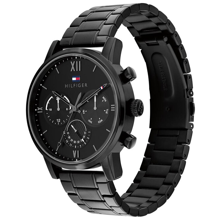 Tommy Hilfiger Black Steel Black Dial Men's Watch
