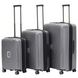 Tosca Eclipse 3 Piece Luggage Set Charcoal